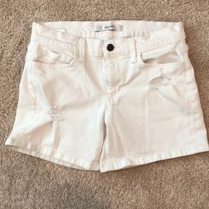JOE’S WHITE JEAN SHORTS